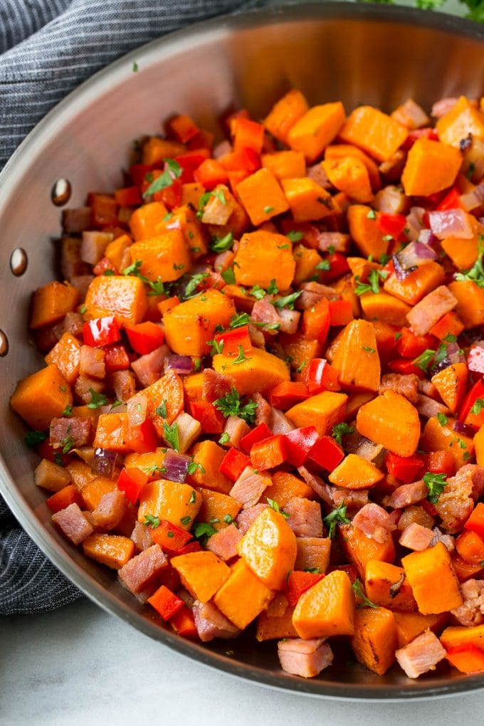 Sun-Drenched Sweet Potato and Carrot Hash