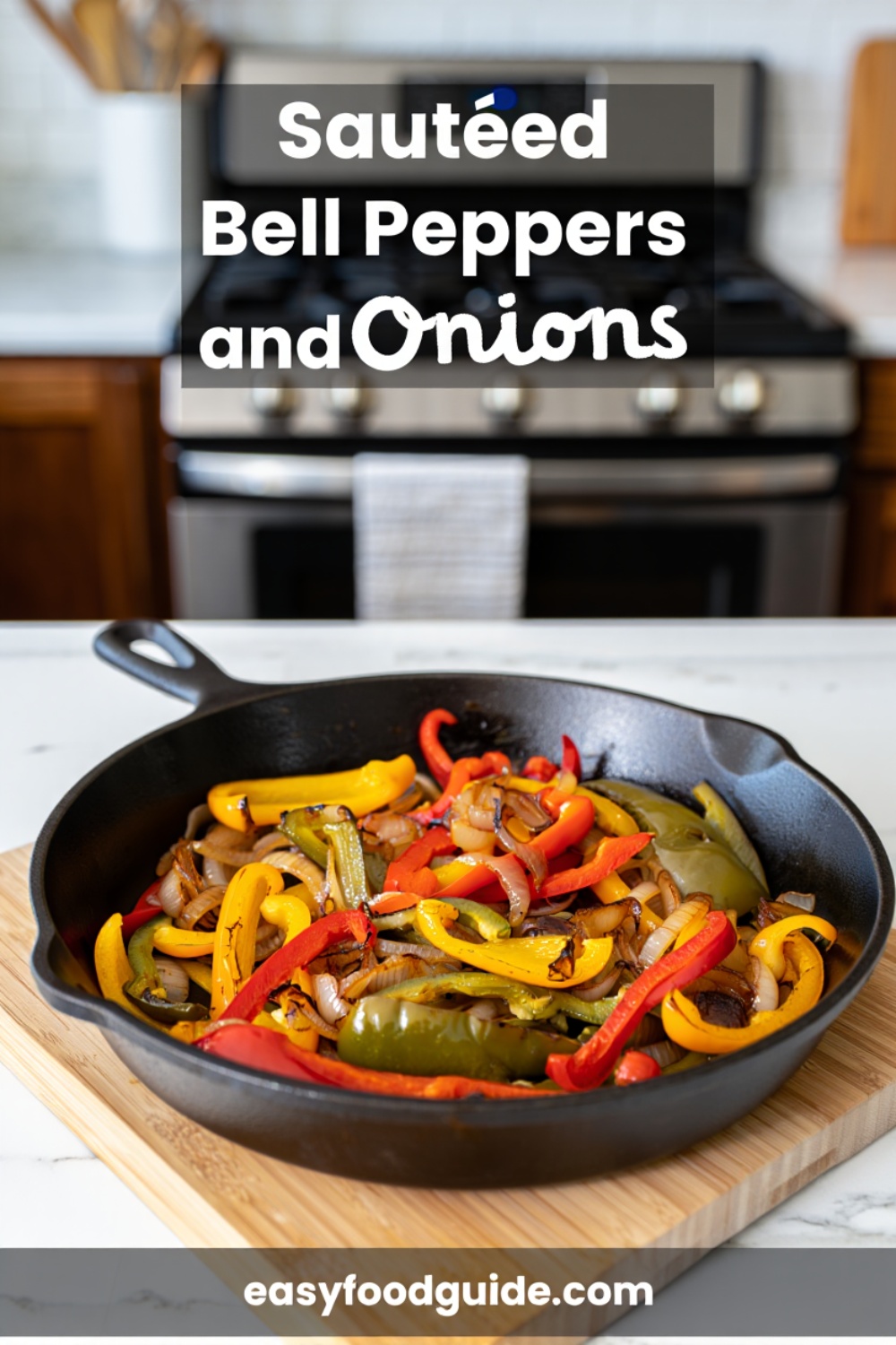 Sautéed Bell Peppers with Garlic and Herbs