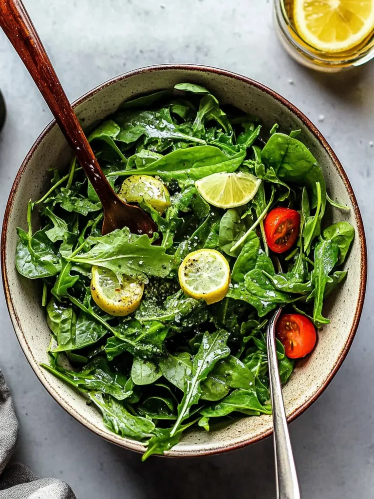 Watercress and Arugula Salad with Citrus Vinaigrette