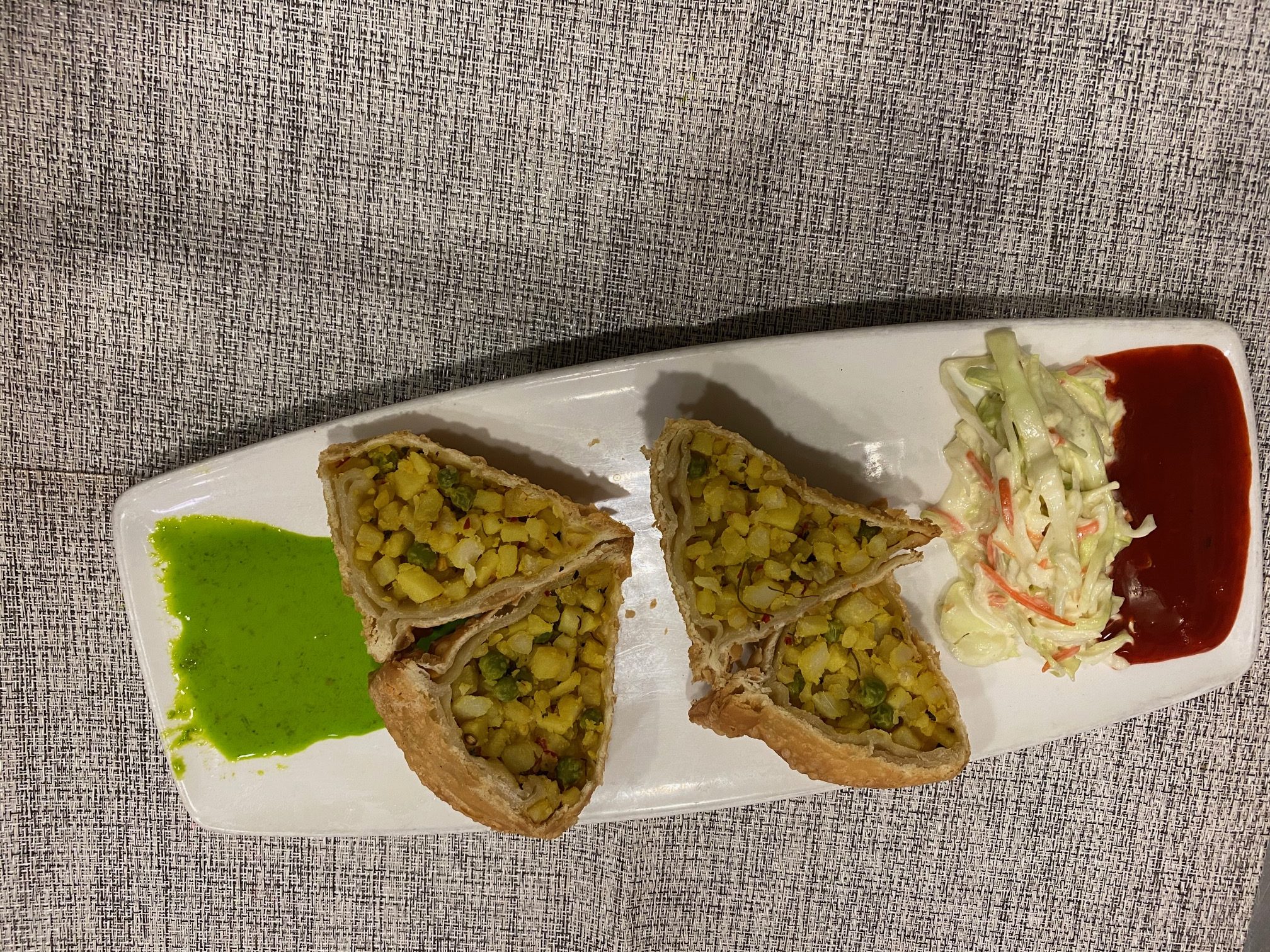 Spiced Vegetable Samosa with Tamarind Dip