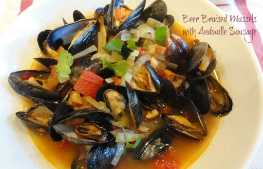 Beer-Braised Mussels