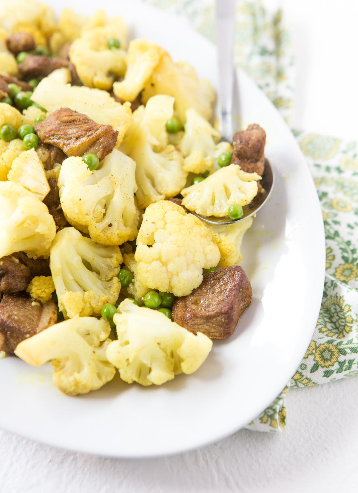 Saffron-Simmered Lamb with Almonds and Cardamom