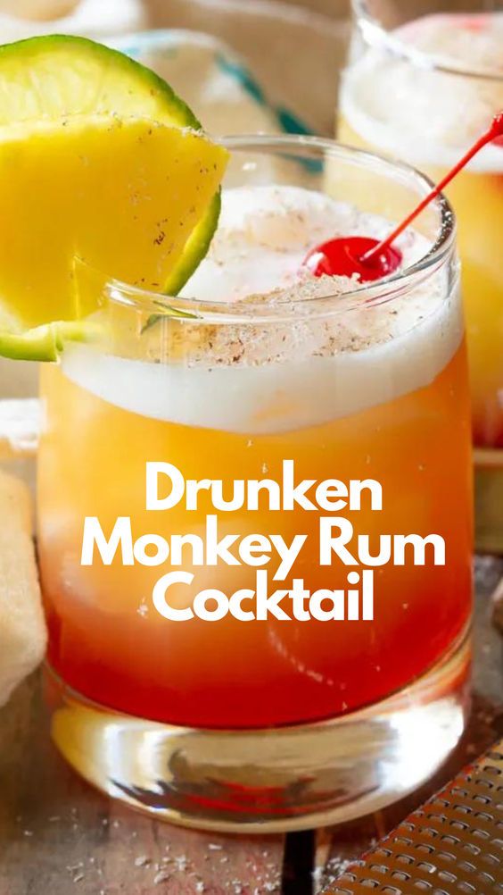Spiced Rum Cocktail with Raspberry Liqueur