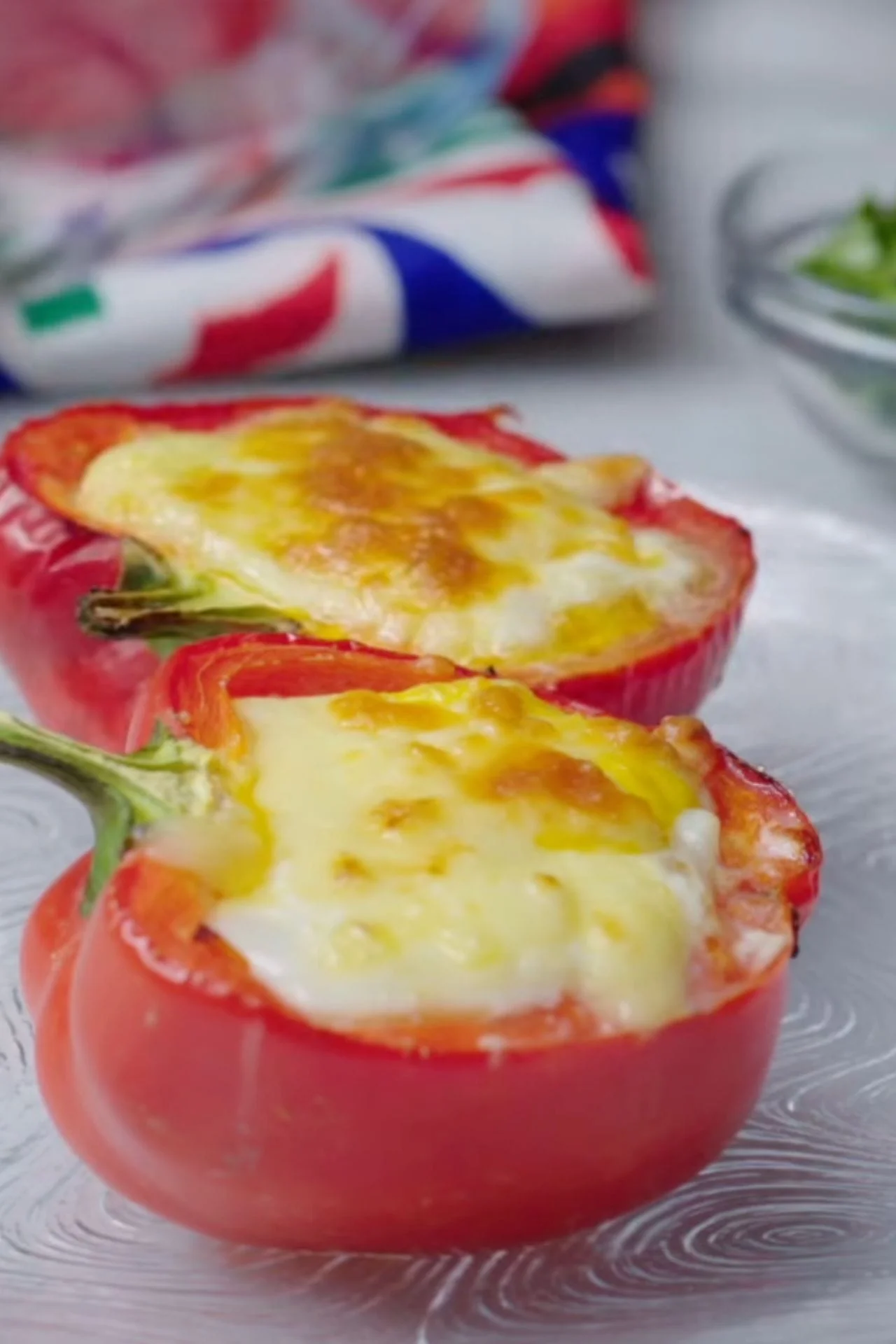 Baked Herb Egg Cups with Bell Peppers