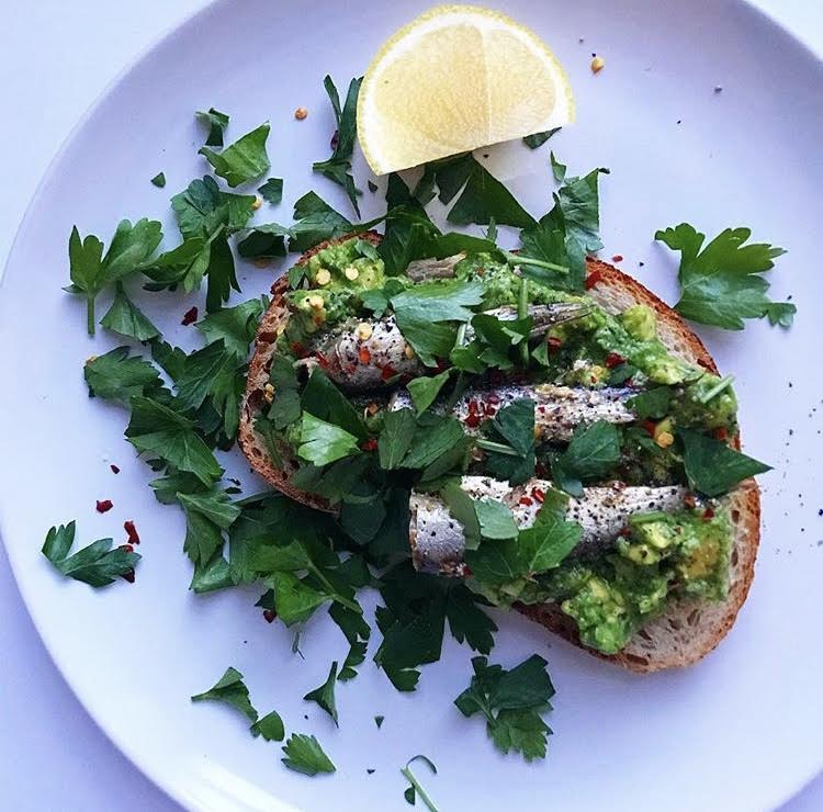 Sardine-Avocado Toast