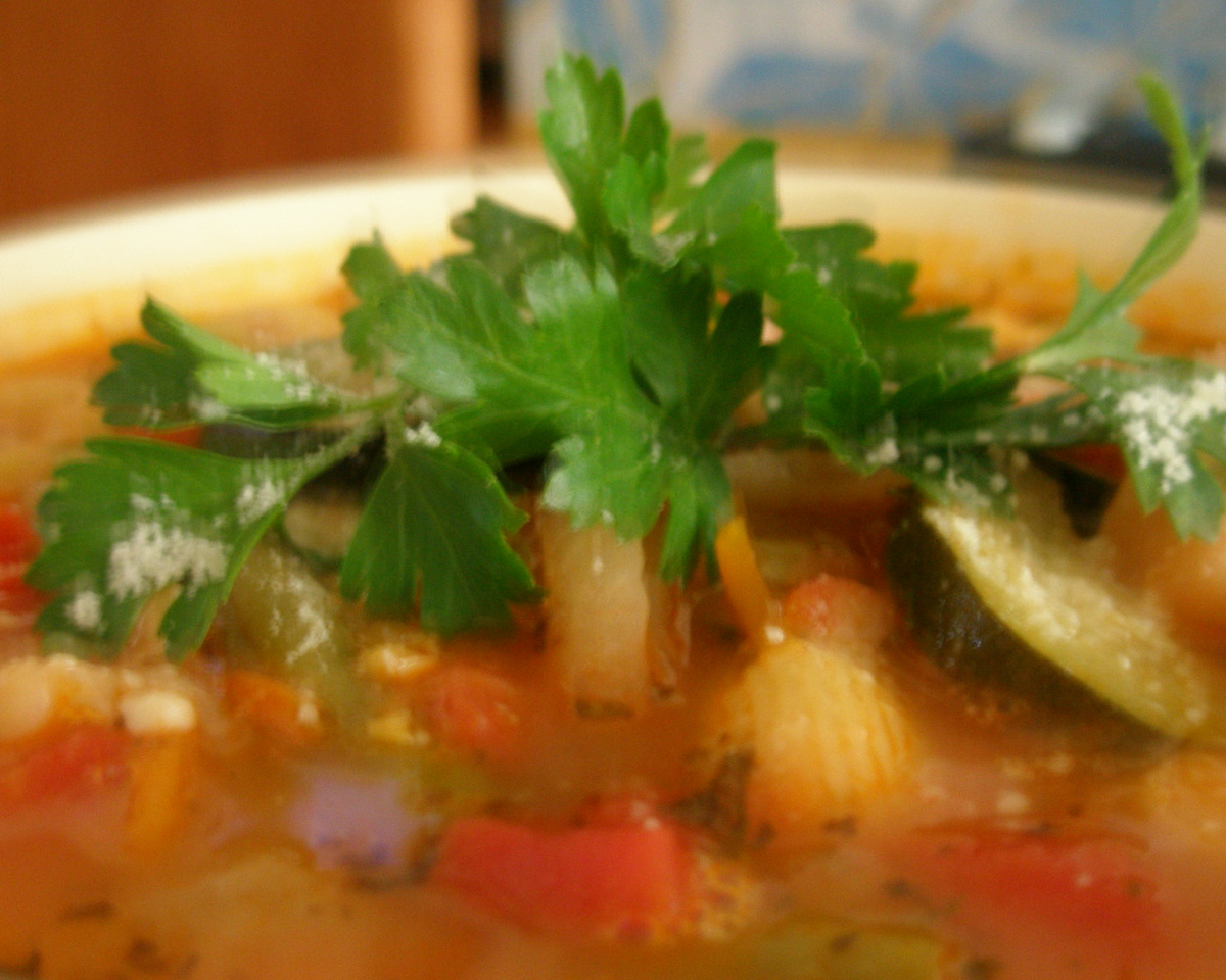 Minestrone with Hand-Chopped Vegetables