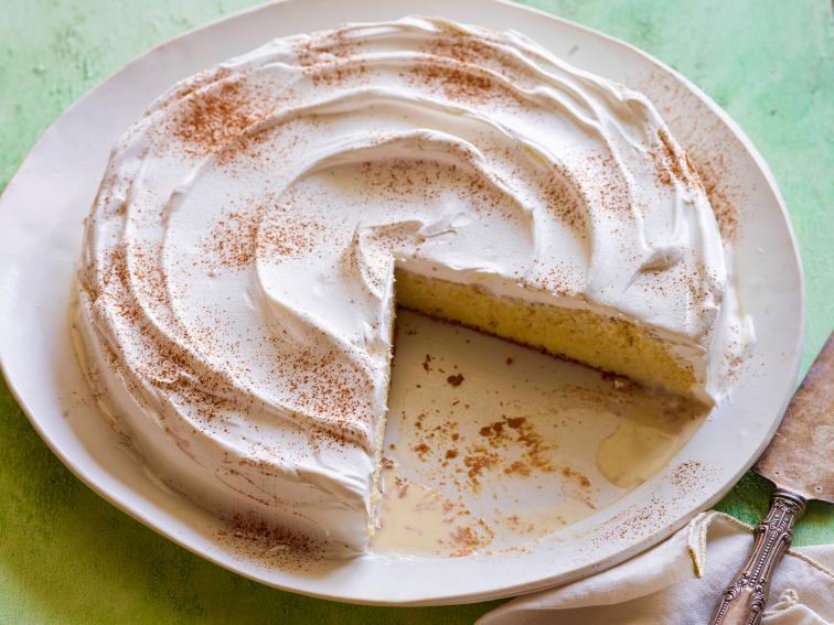 Tres Leches Cake with Cilantro