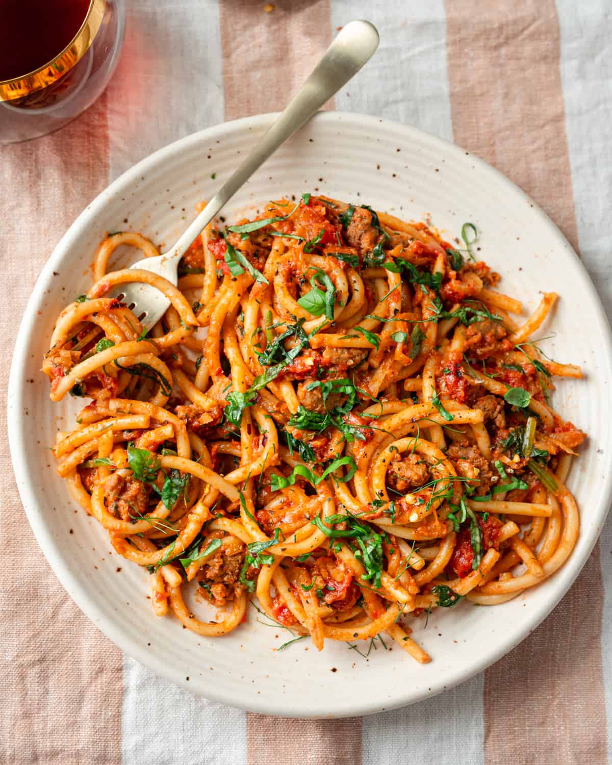 Sheet Pan Fennel and Tomato Pasta