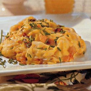 Herb-Scrambled Eggs with Smoked Salmon and Chives