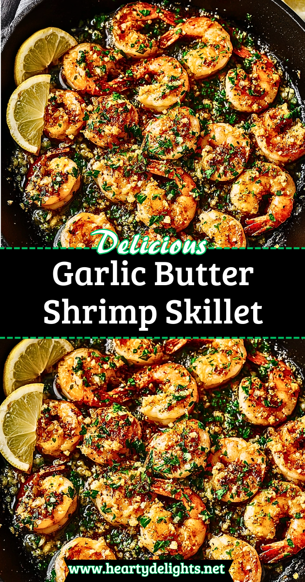 Ring-Style Garlic Butter Shrimp Skillet