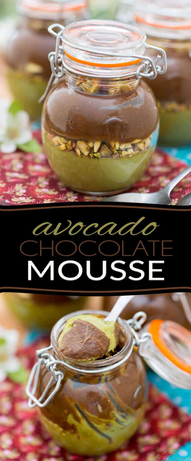 Ring-Style Chocolate Avocado Mousse