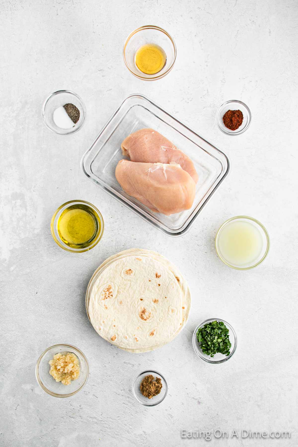 Cilantro-Lime Chicken Tacos with Avocado Crema