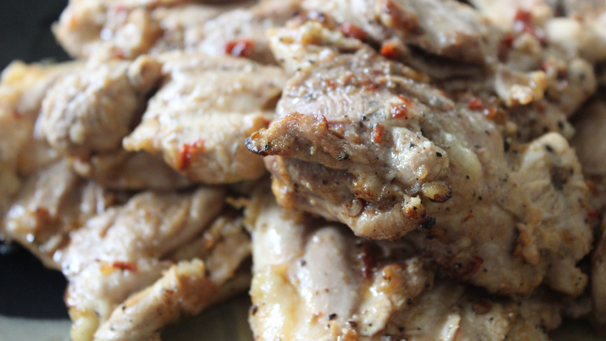 Chipotle Glazed Chicken Thighs with Lime and Cilantro