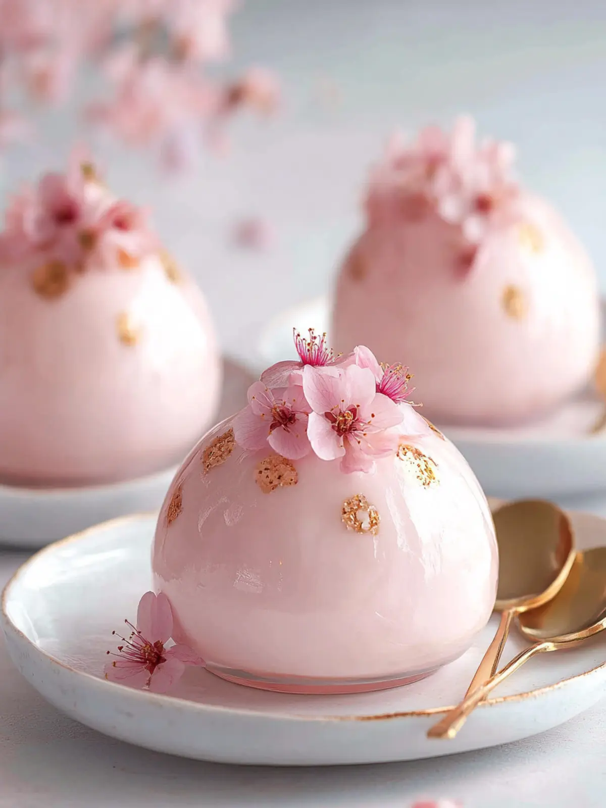 Sakura Cherry Blossom Mousse