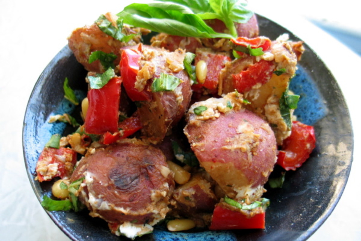 Garlic-Roasted Potato Salad