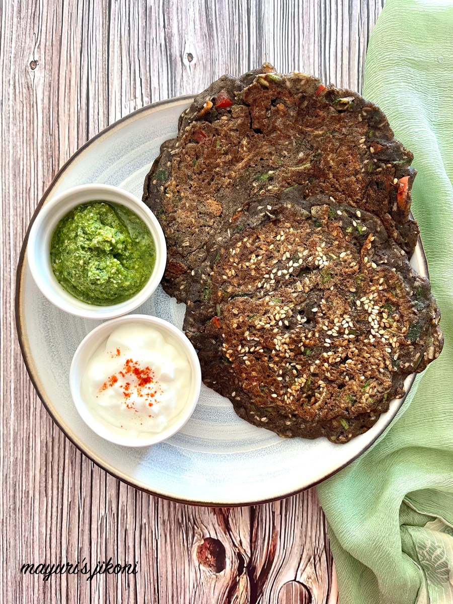 Savory Buckwheat Pancakes with Chive and Dill