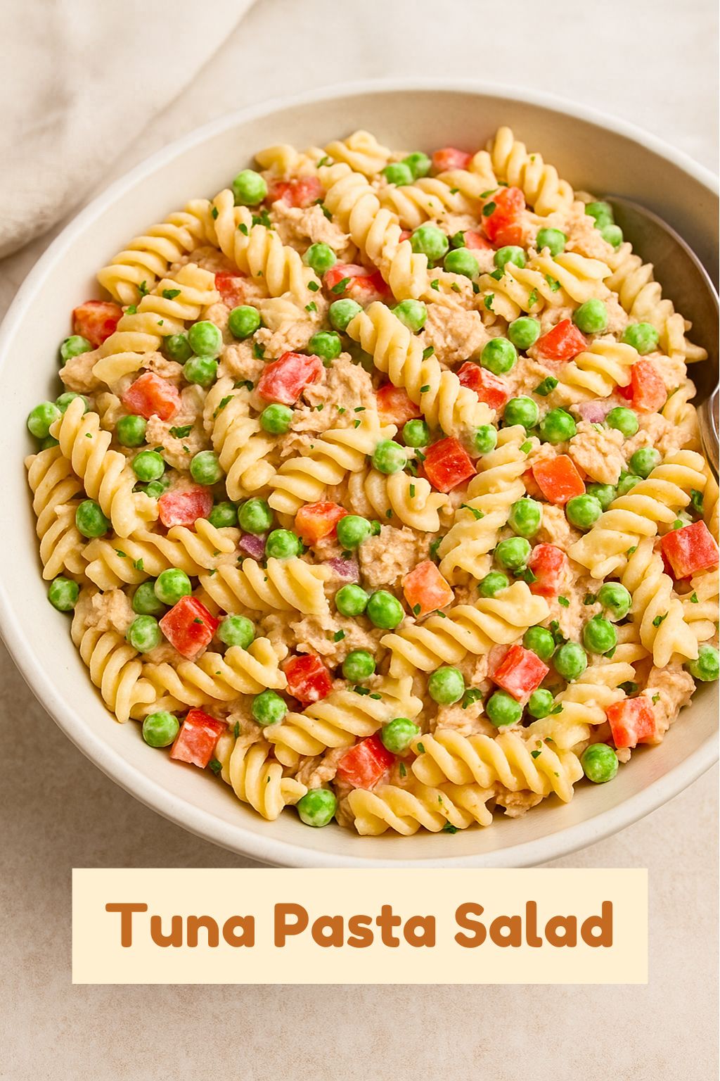 No-Cook Tuna Pasta Salad with Olives