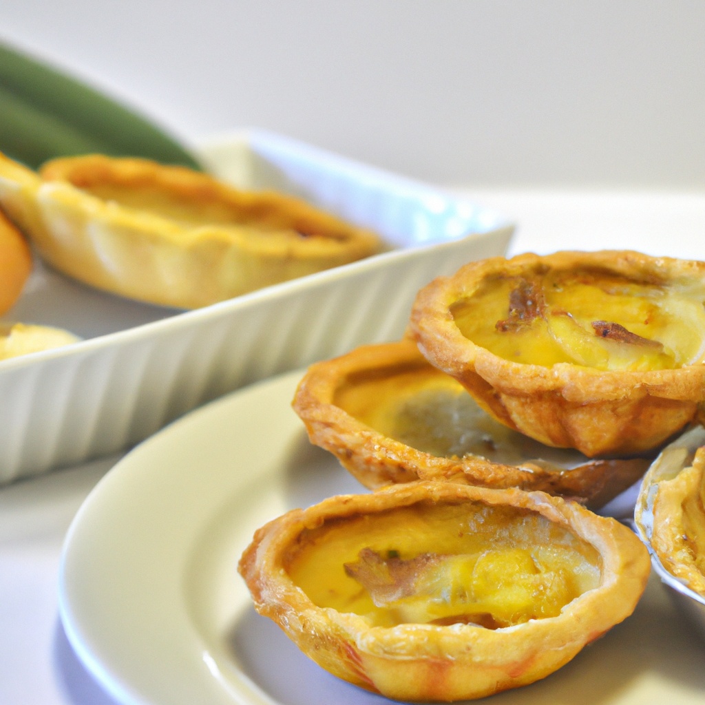 Sweet Plantain Tarts with Guava Glaze