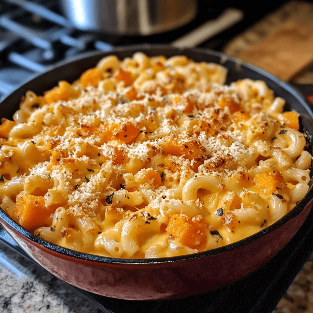 Butternut Squash Macaroni and Cheese