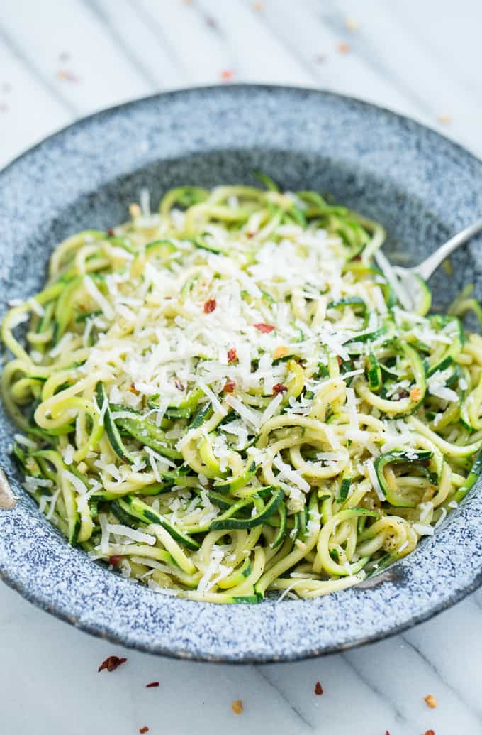 Zucchini Noodle Aglio e Olio