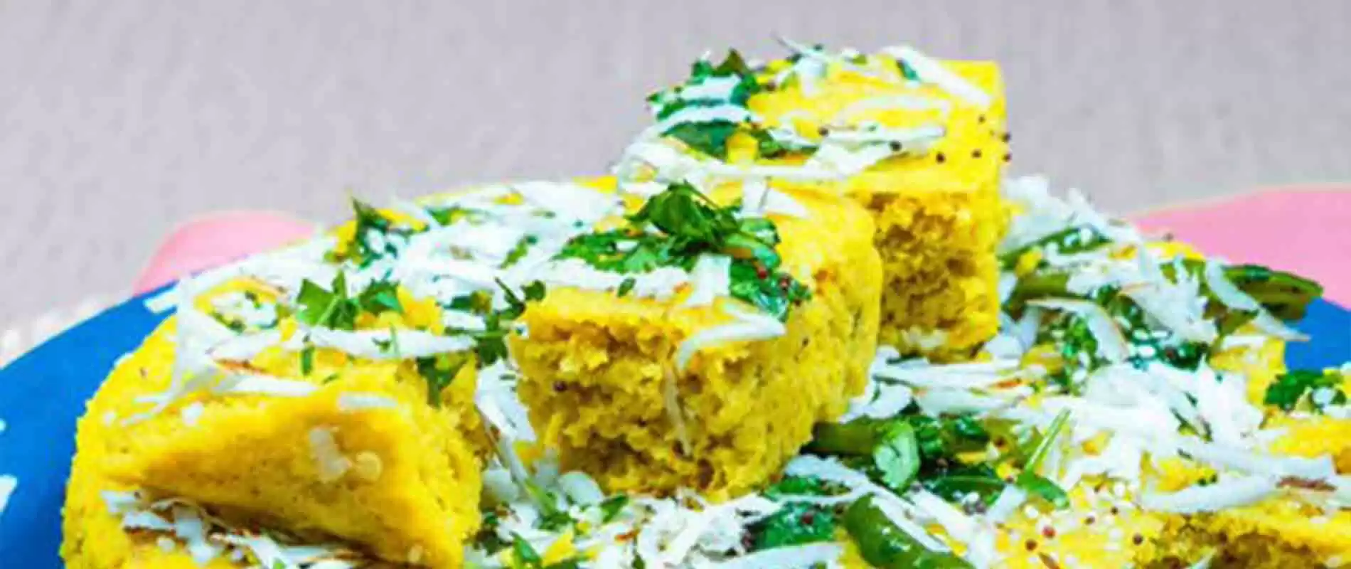 Cumin-Scented Steamed Chickpea Dhokla