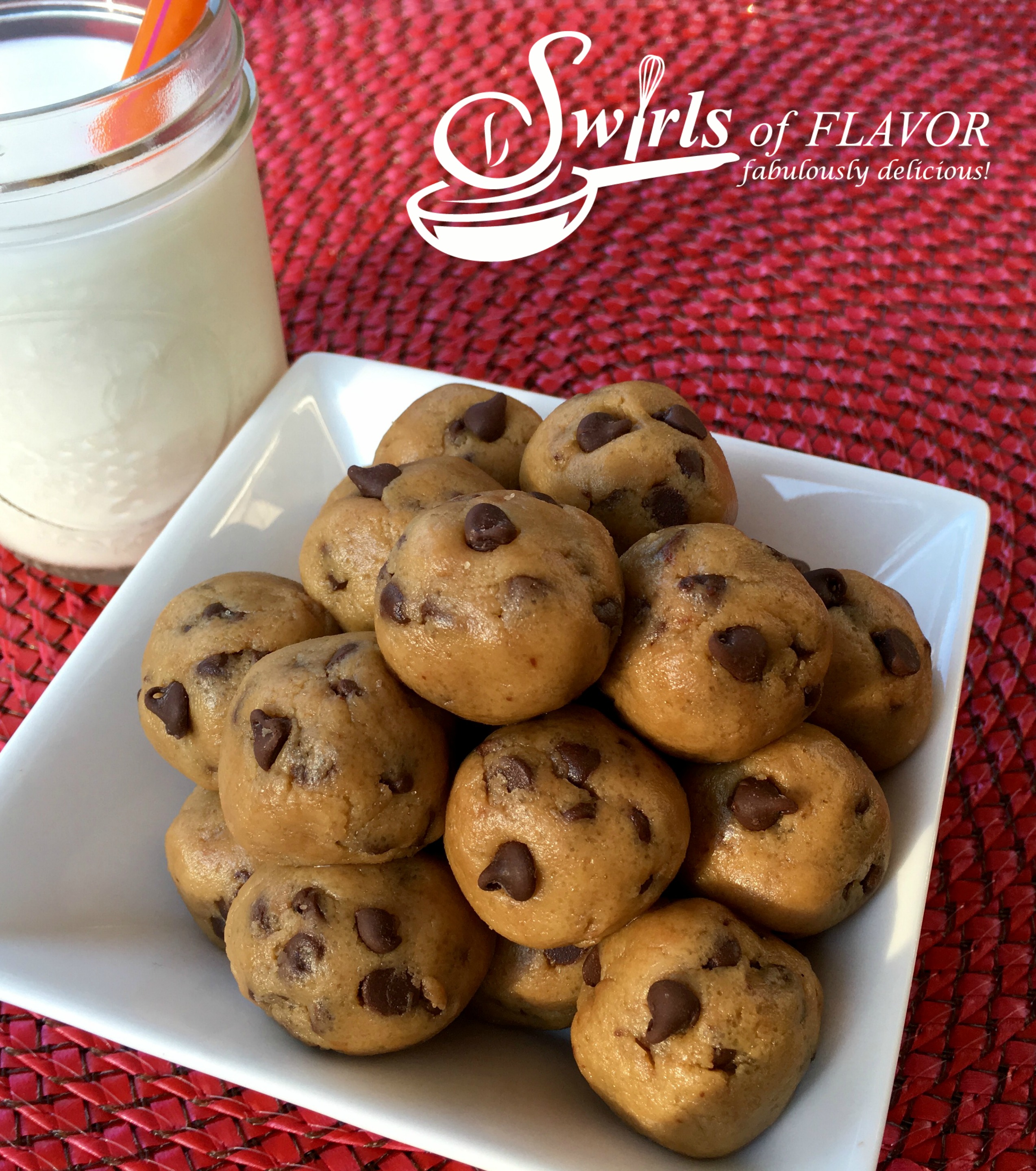 No-Bake Chocolate Chip Cookie Bites