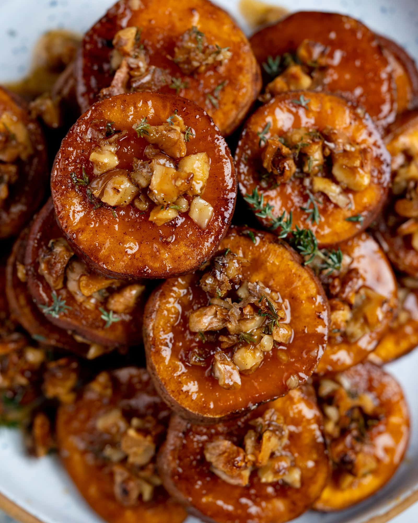 Maple-Roasted Sweet Potato Ring with Cinnamon