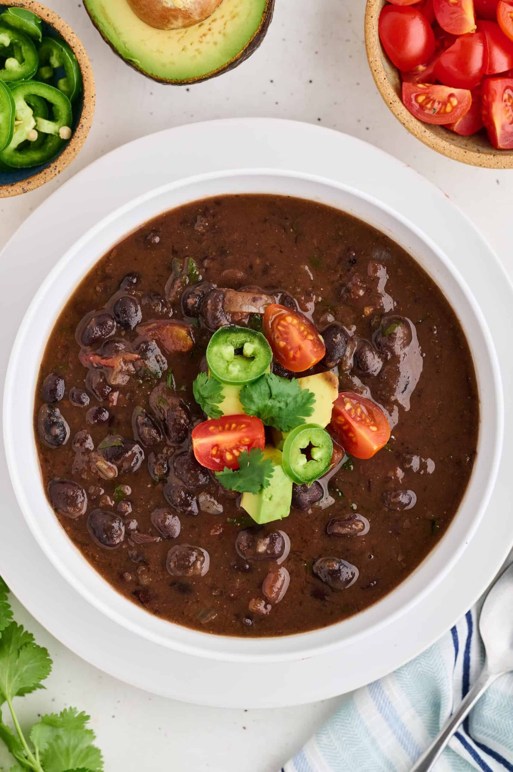 Cumin-Spiced Black Bean Soup