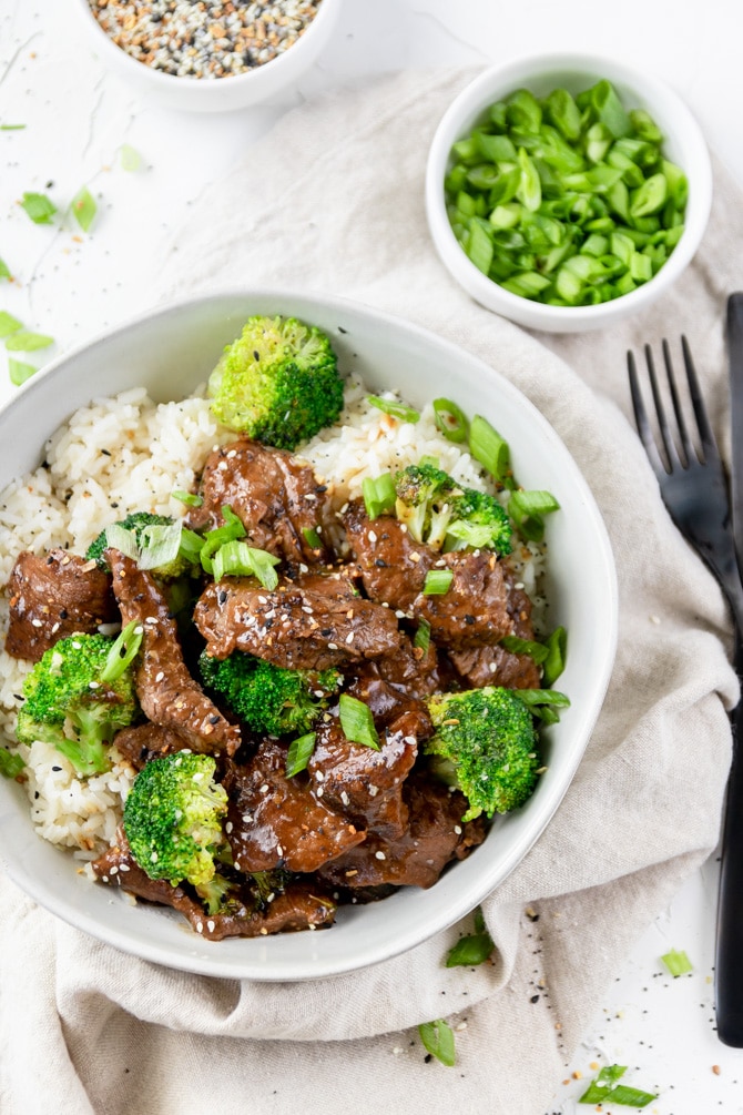 Soy-Ginger Beef with Broccoli