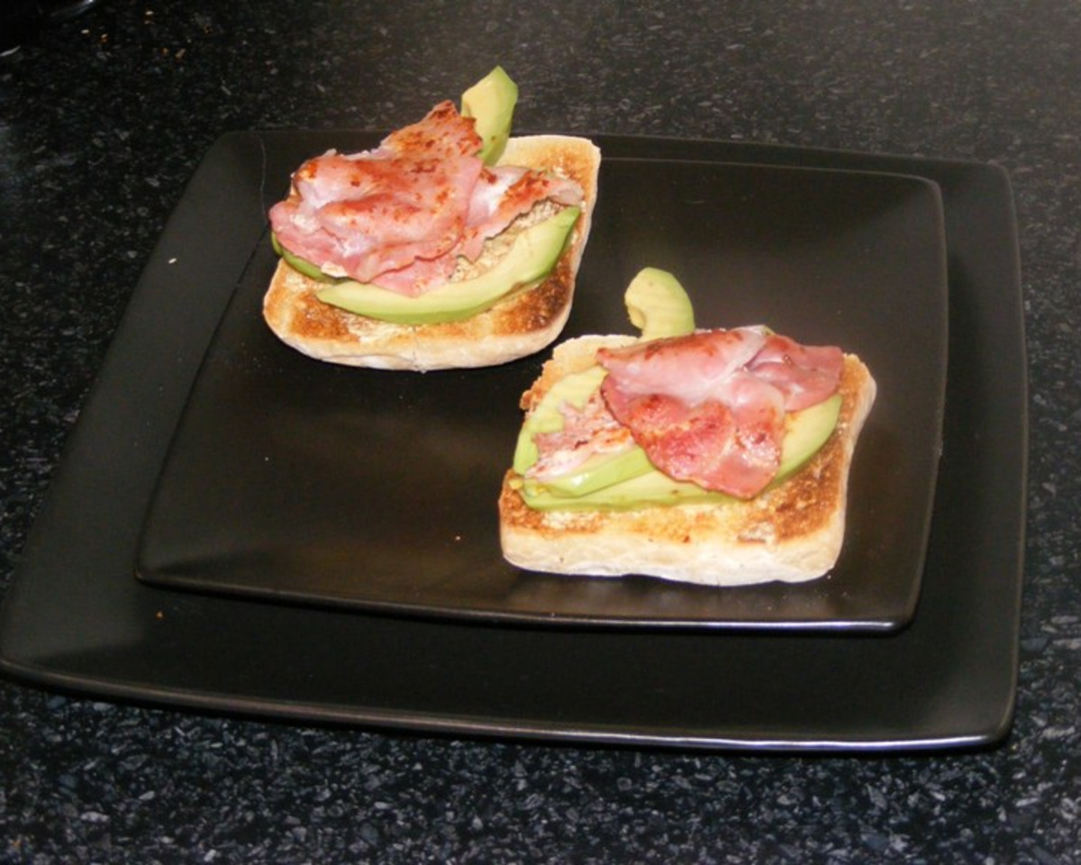 Sautéed Bacon and Avocado with Lemon Zest