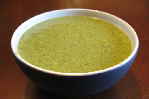 Coconut Callaloo Soup with Okra