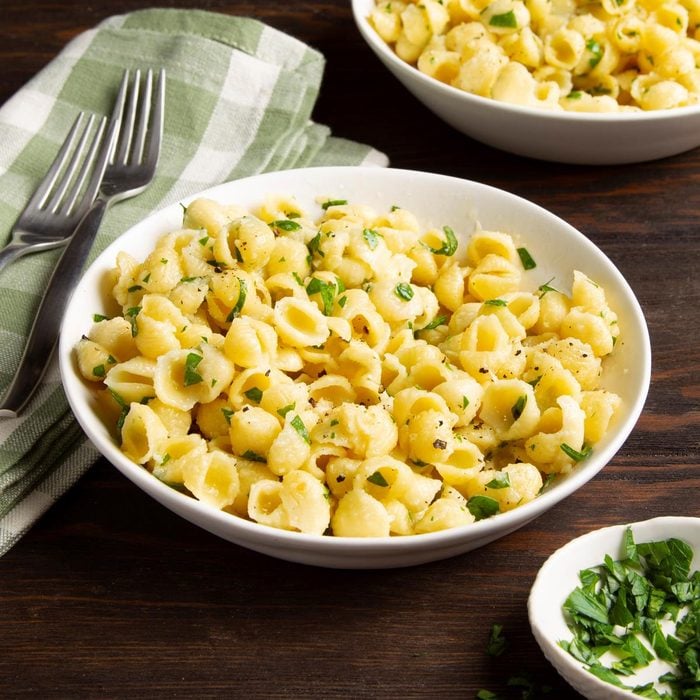 Ring-Activated Garlic Butter Pasta