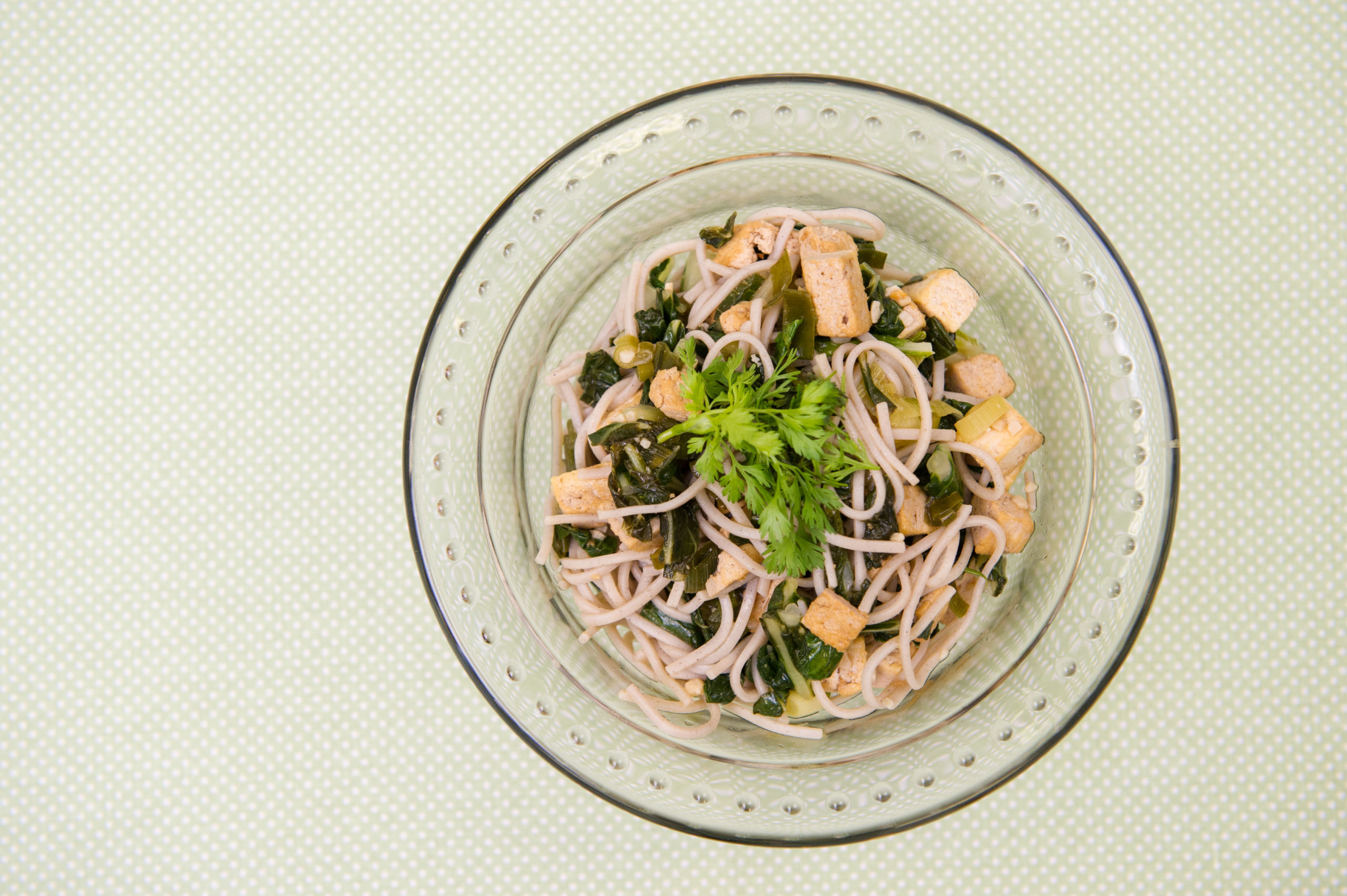 Miso-Glazed Tofu with Soba Noodles and Bok Choy