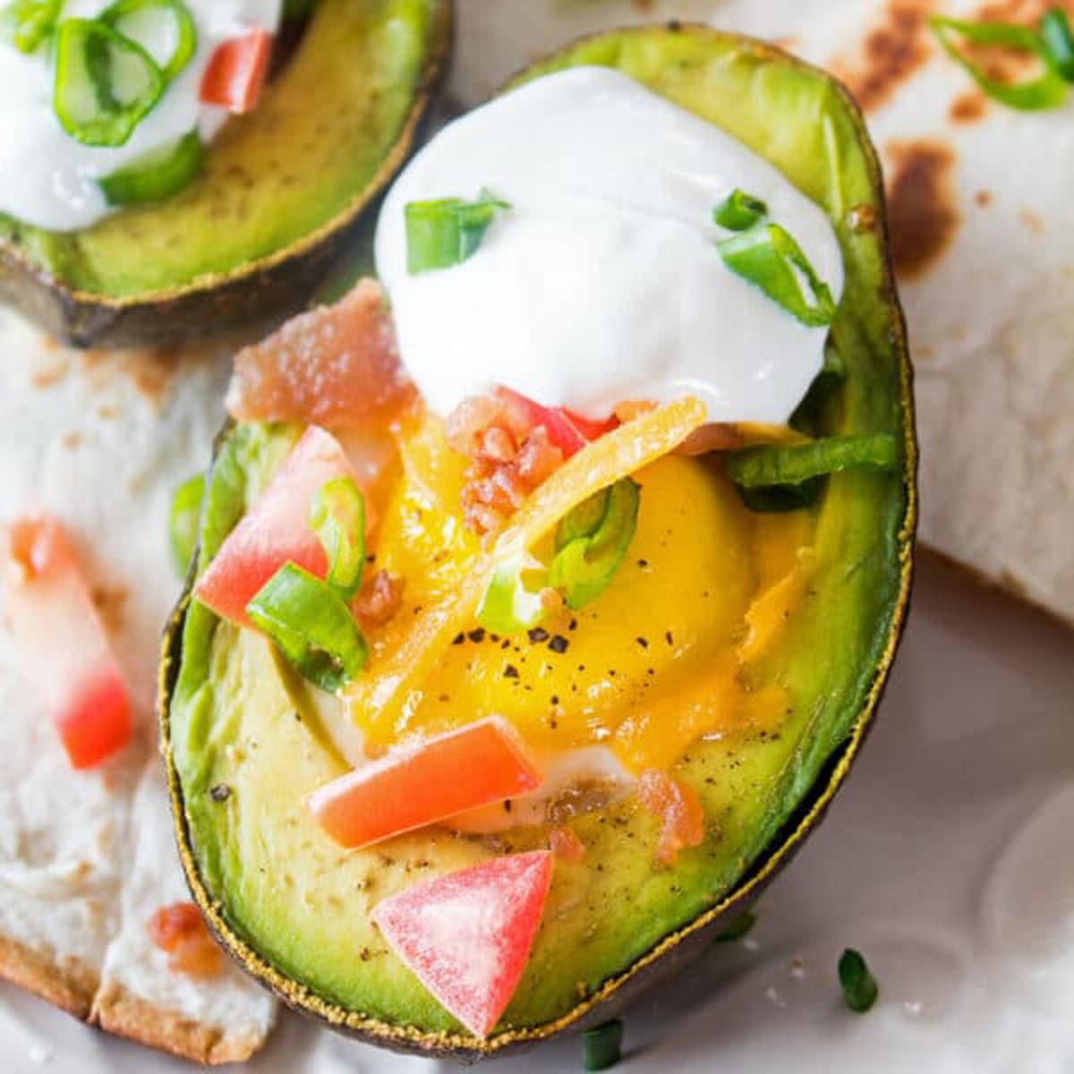 Avocado and Egg Breakfast Bake