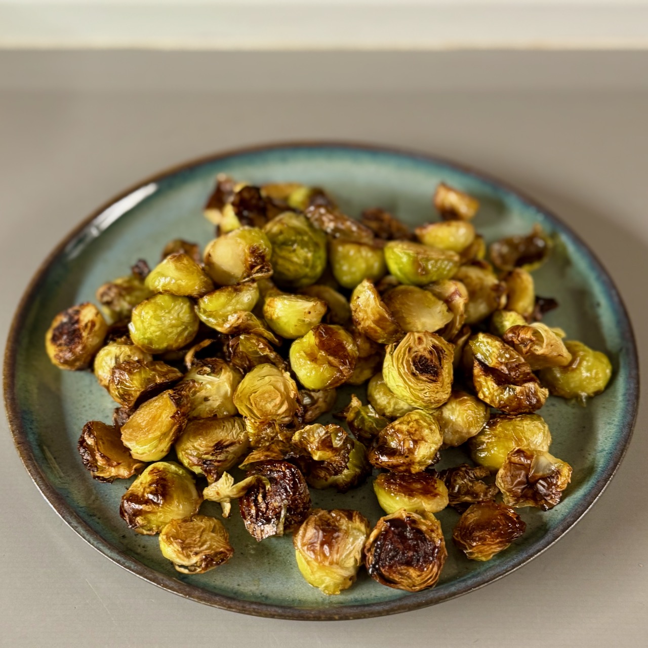 Maple-Glazed Roasted Brussels Sprouts