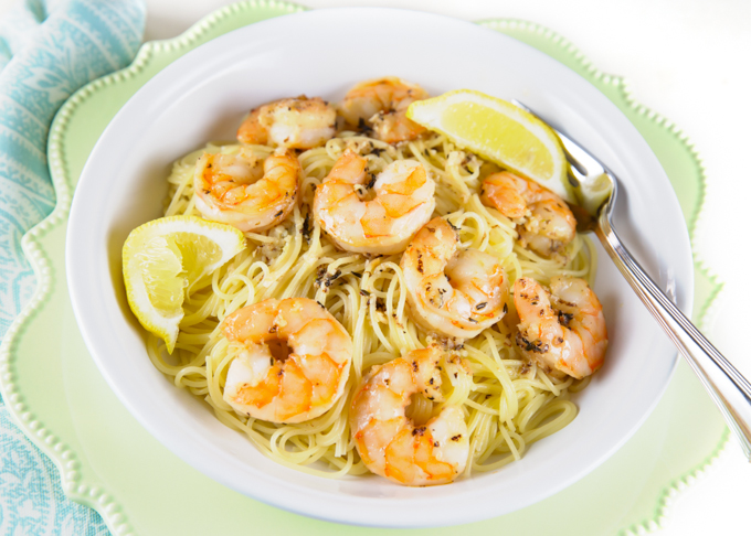 Sautéed Shrimp with Lemon and Thyme