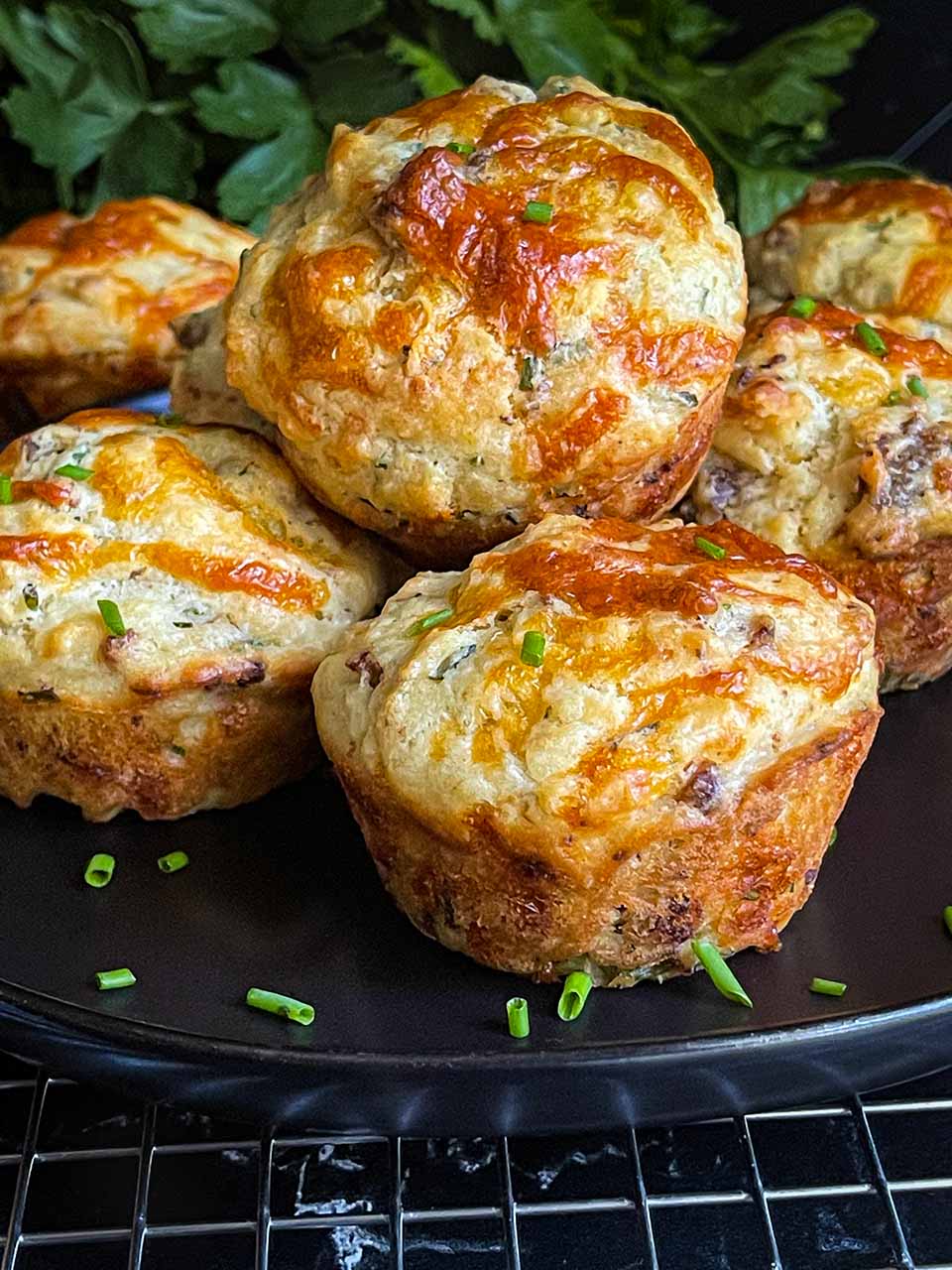 Sausage and Chive Egg Muffins