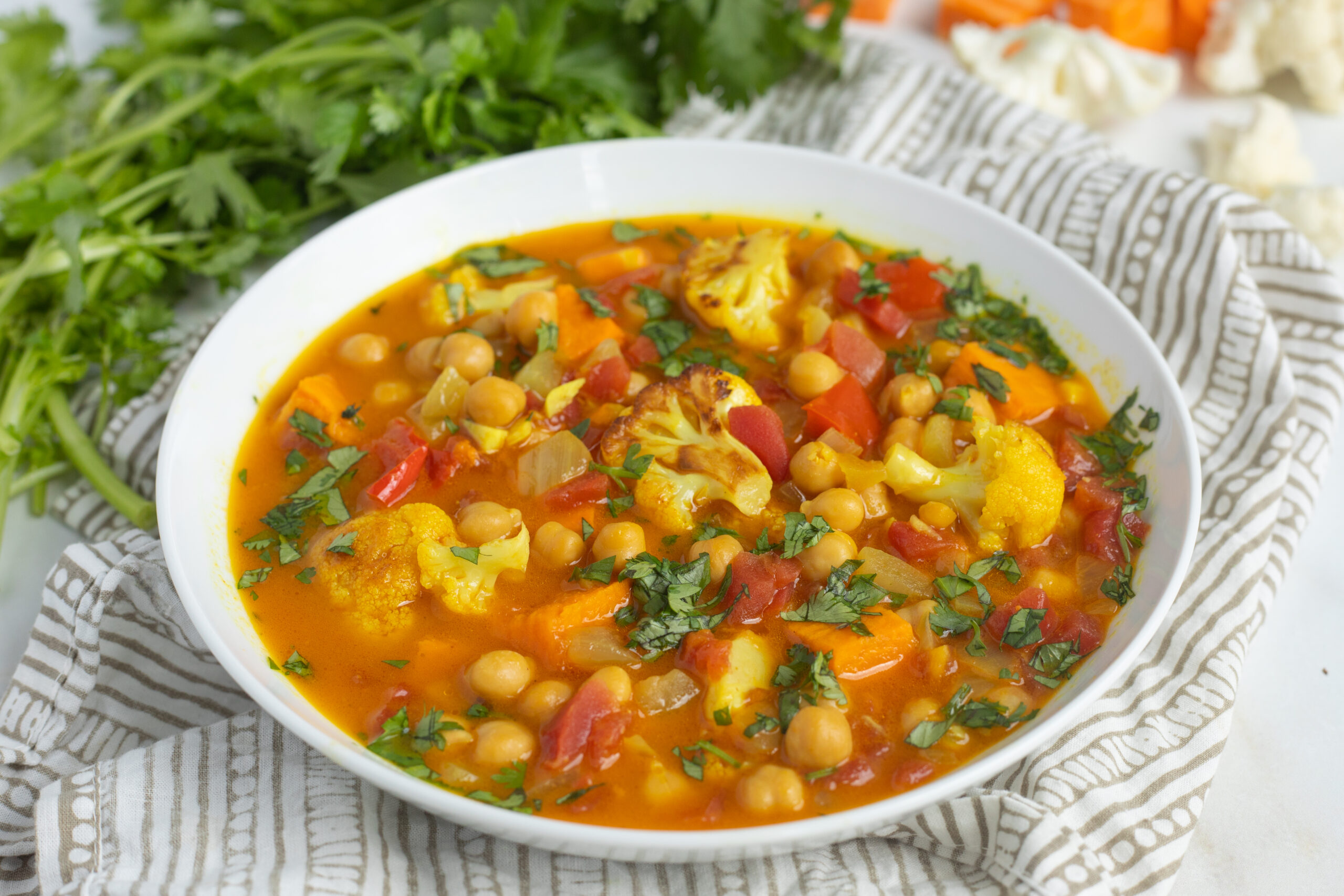 Curried Chickpea and Vegetable Stew