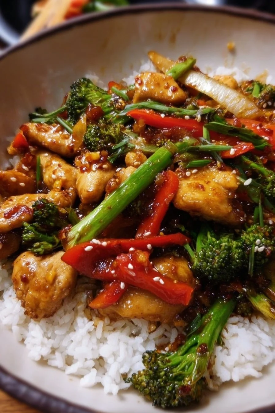 Sweet Chili Garlic Chicken Stir-Fry