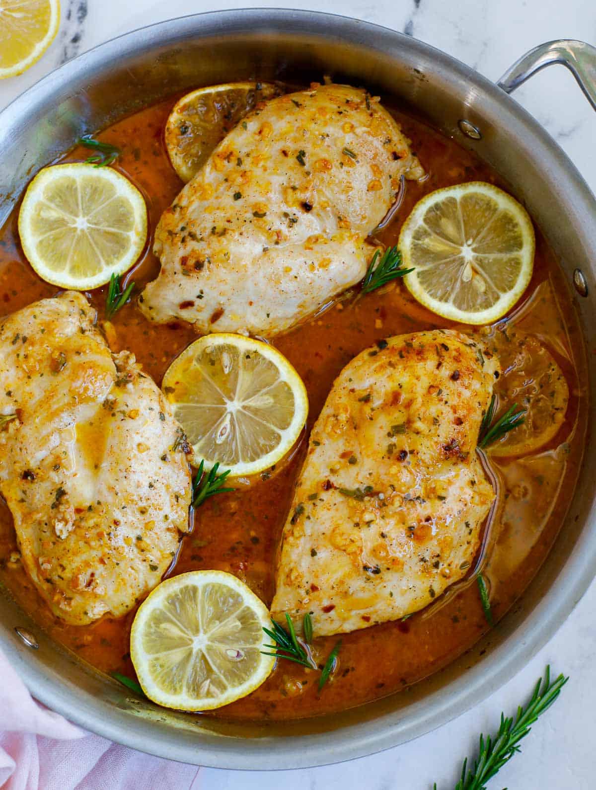 Slow-Baked Lemon Chicken with Rosemary