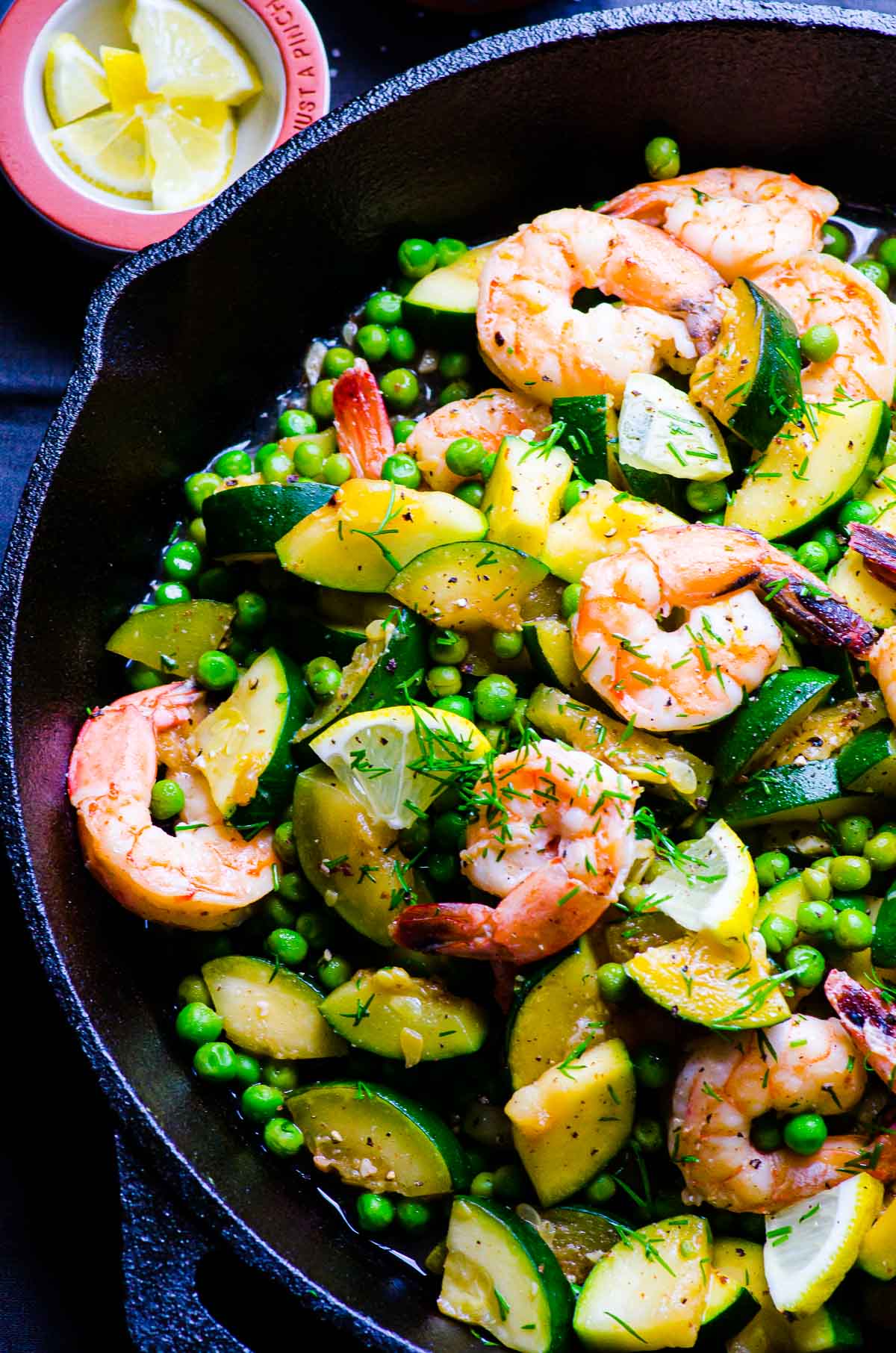 Sautéed Shrimp with Lemon-Dill Butter