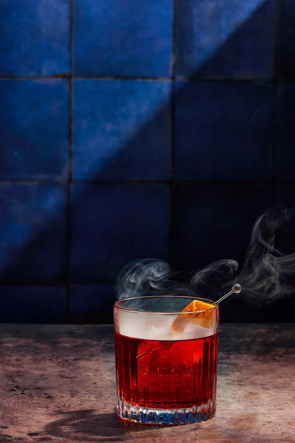 Smoked Bourbon Negroni