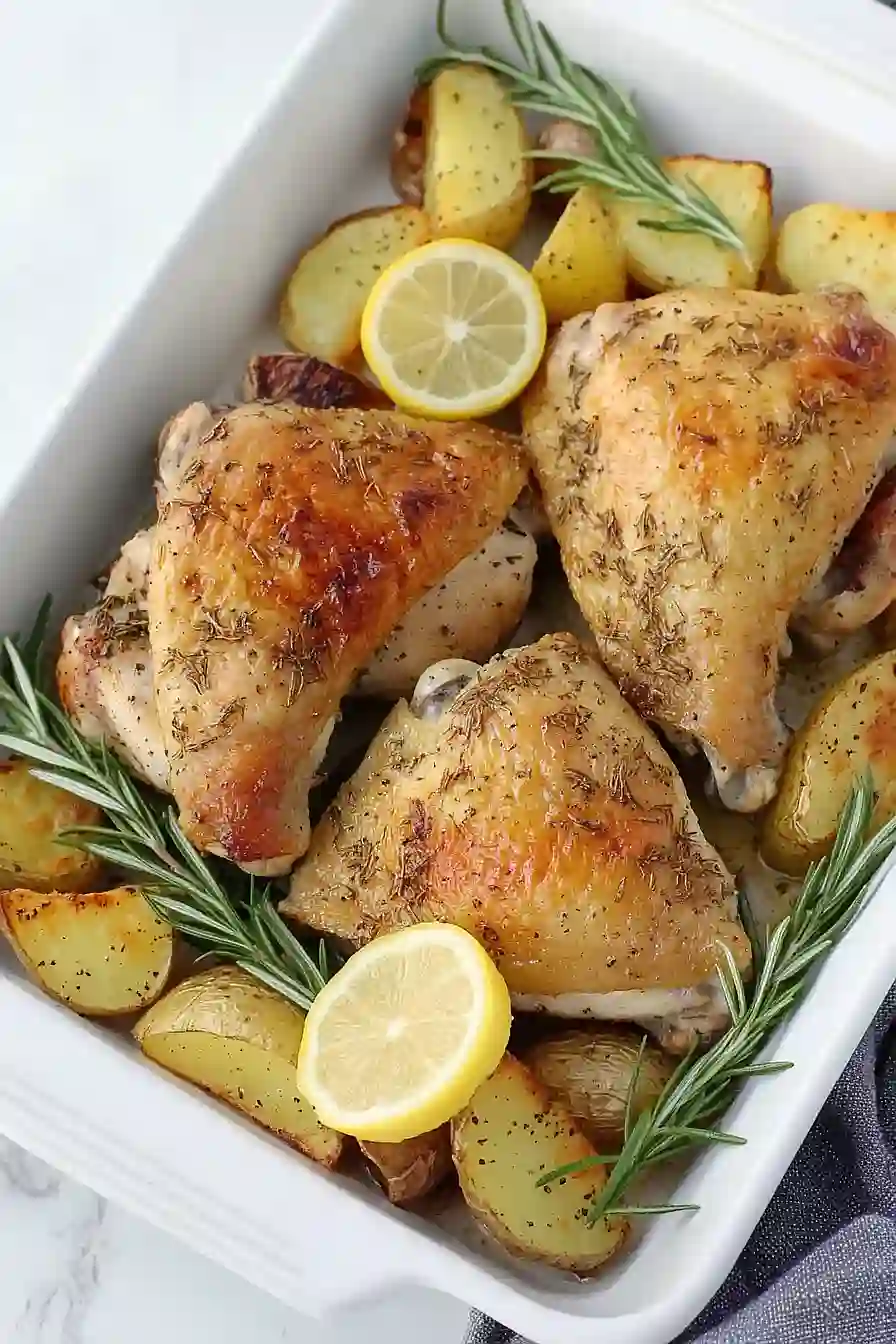 Rosemary-Roasted Chicken with Potatoes