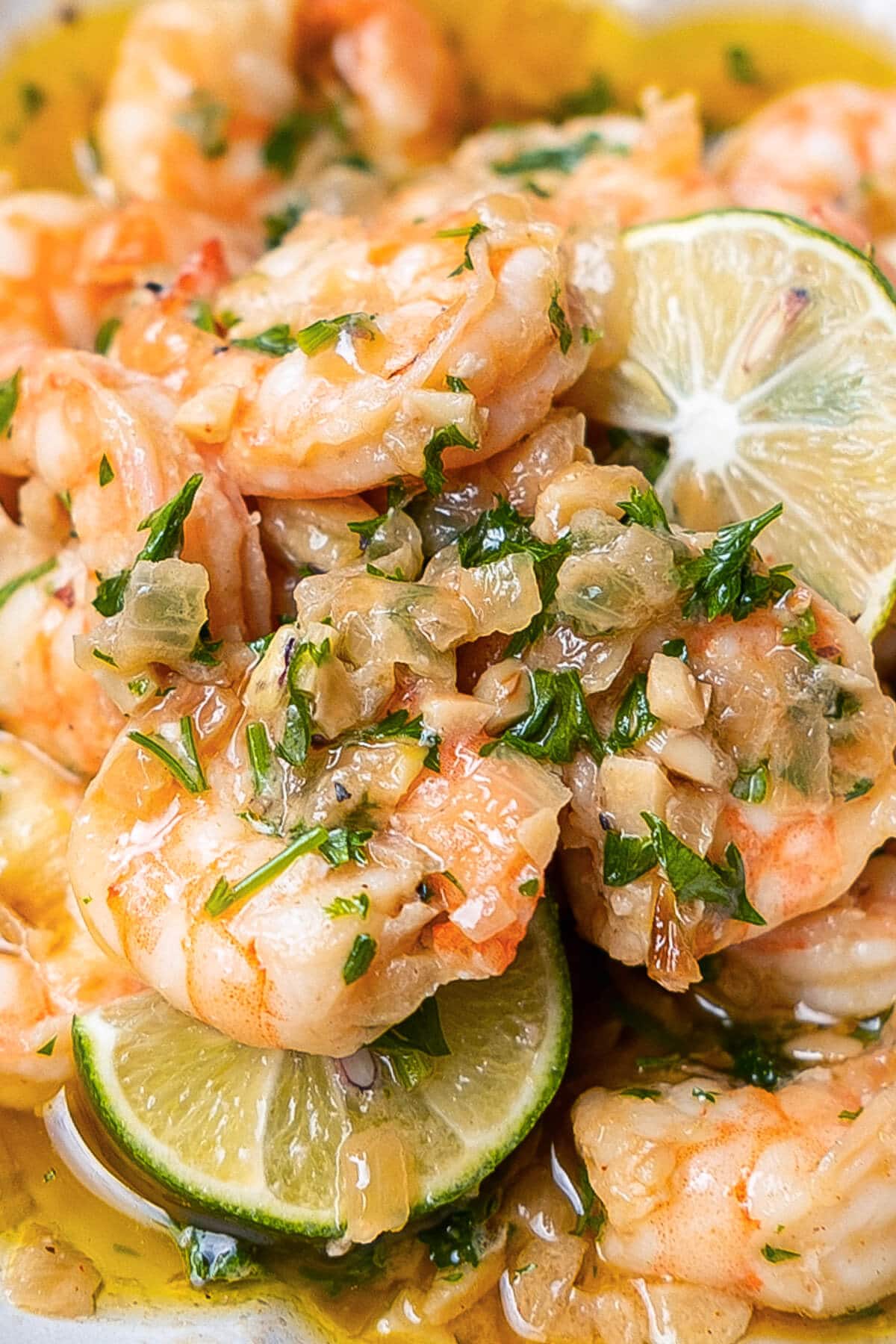 Sautéed Shrimp with Garlic and White Wine
