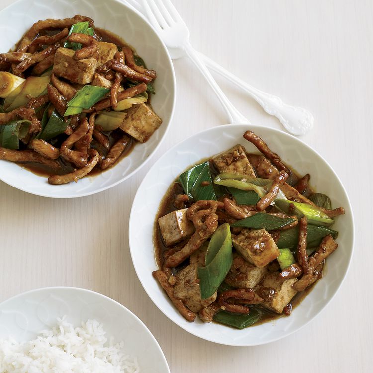 Stir-Fried Tofu with Minced Pork and Sichuan Peppercorns