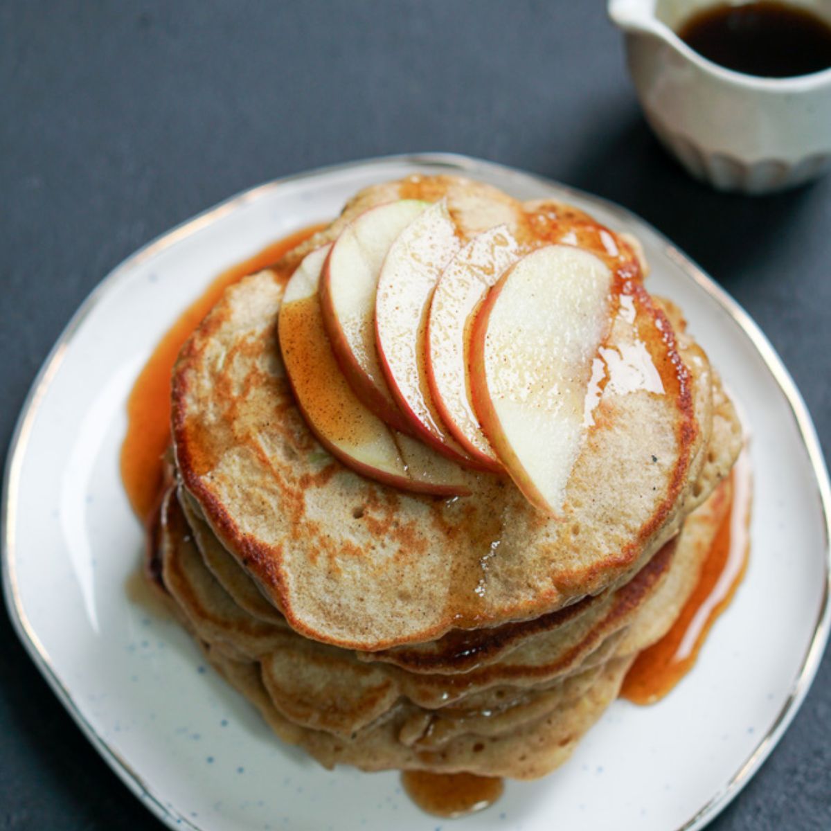 Boxty Pancakes with Apple Cider Syrup