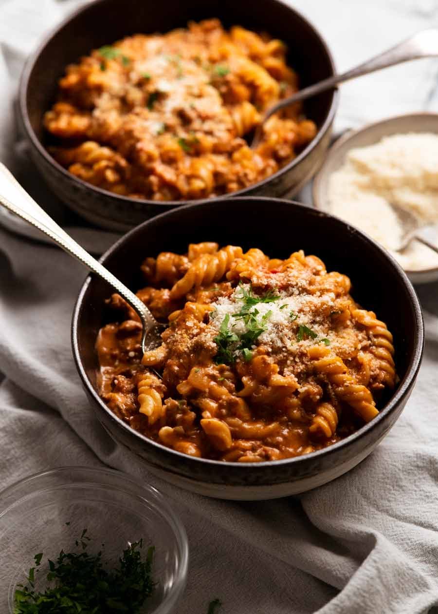 One-Pot Tomato and Bean Pasta