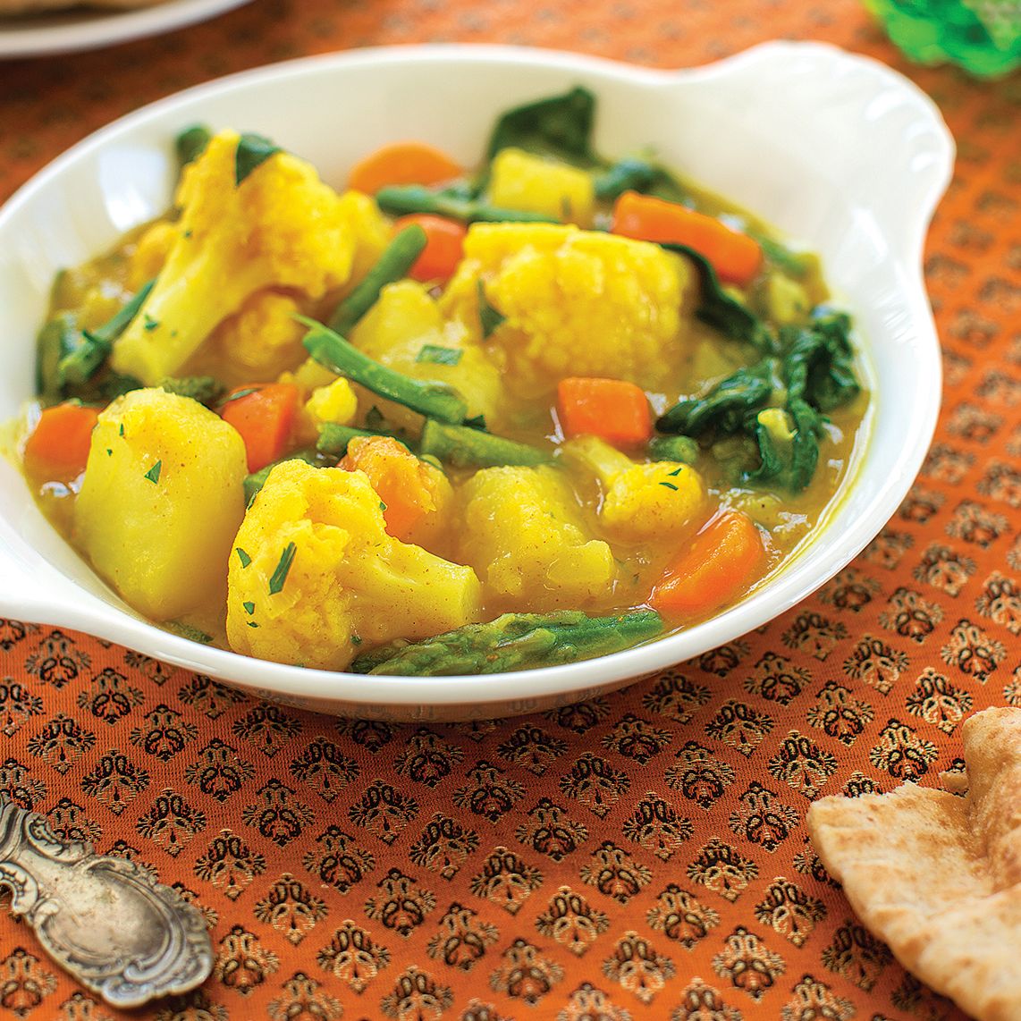 Rainbow Root Vegetable Stew with Coconut Milk