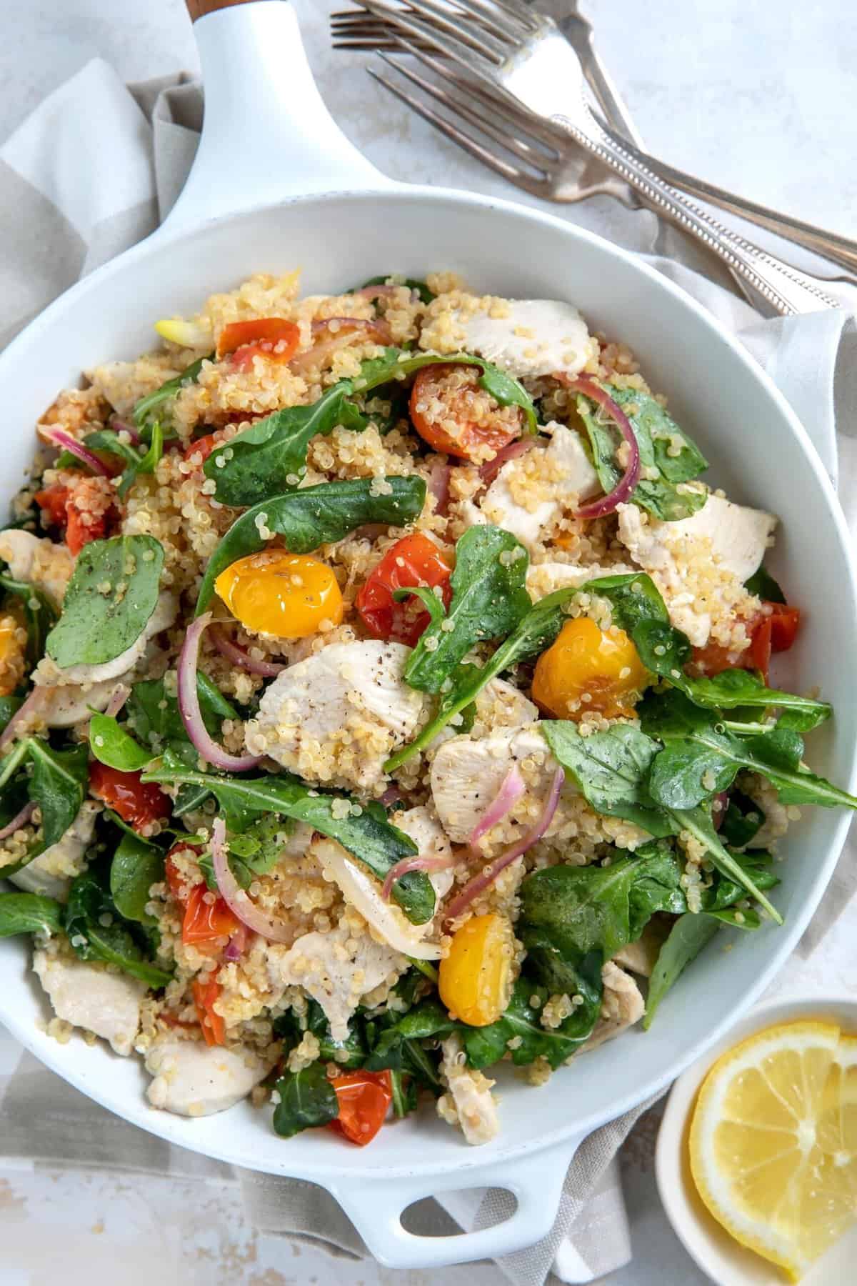 Citrus-Cilantro Chicken Salad with Quinoa