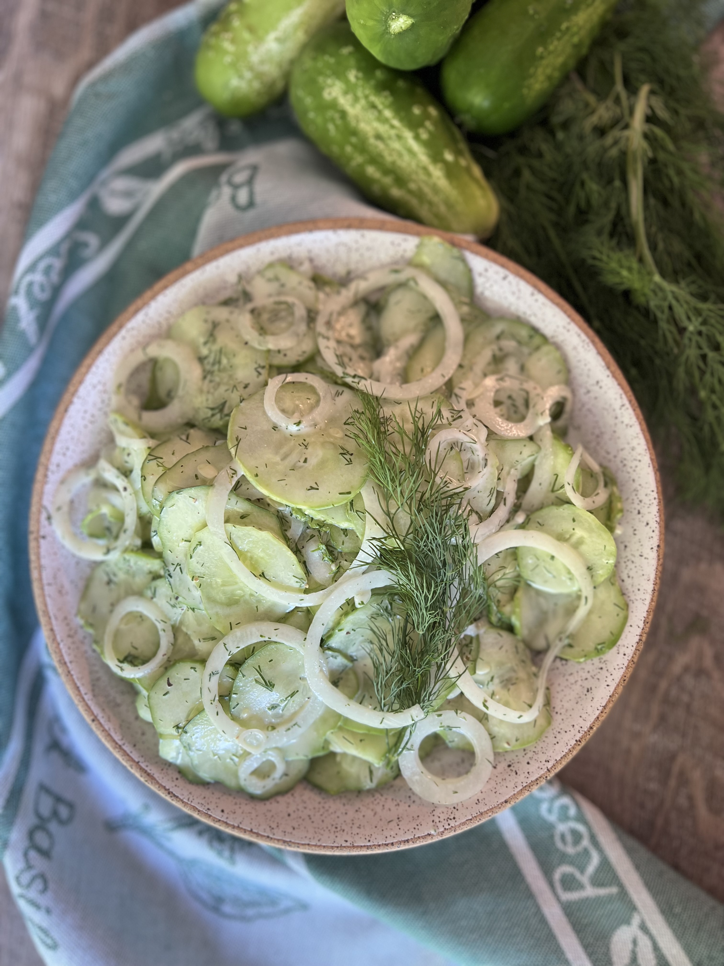 Cucumber and Dill Garden Salad